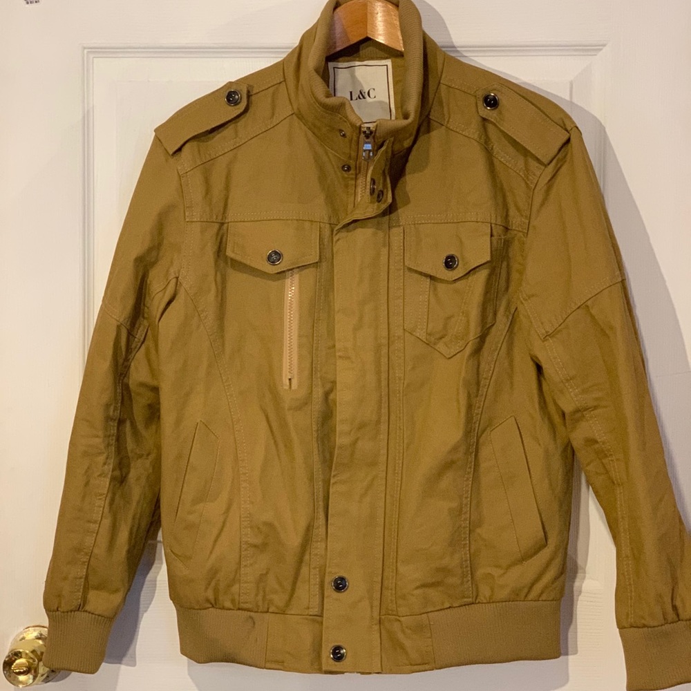 Khaki cargo jacket